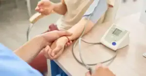 Monitoring blood pressure for better health management.