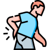 Lower Back Pain Icon Lower Back Pain Icon