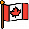 Canadian flag, maple leaf, national symbol of Canada, red and white colors, flagpole, patriotic icon, national pride, outdoor flag, Canada culture, official flag.